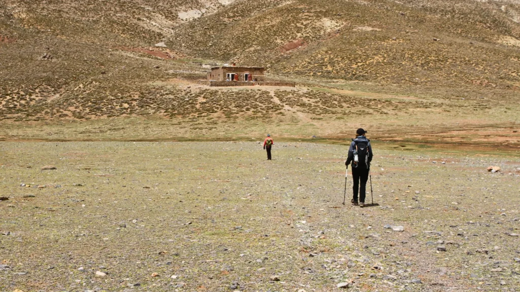 el refugio de tilibit n tarkddite en el macizo del Mgoun