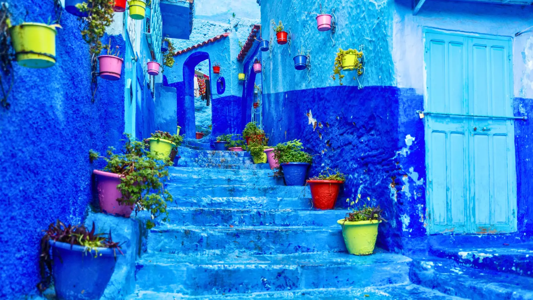 la ciudad azul de chefchaouen Marruecos