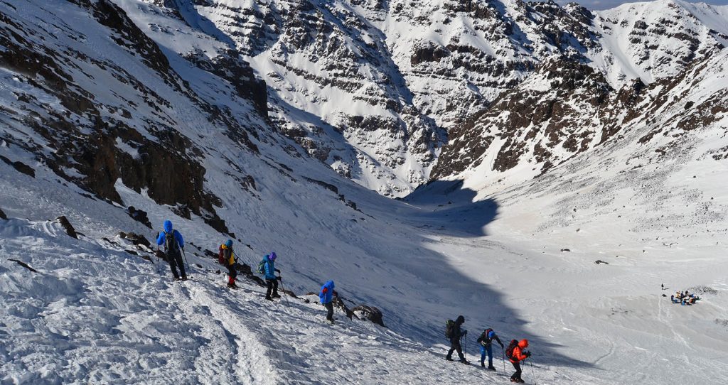 trekking y senderismo al Toubkal desde el pueblo de Imlil
