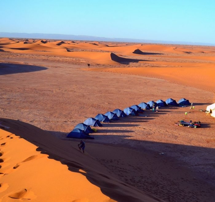 trekking por el desierto en Marruecos