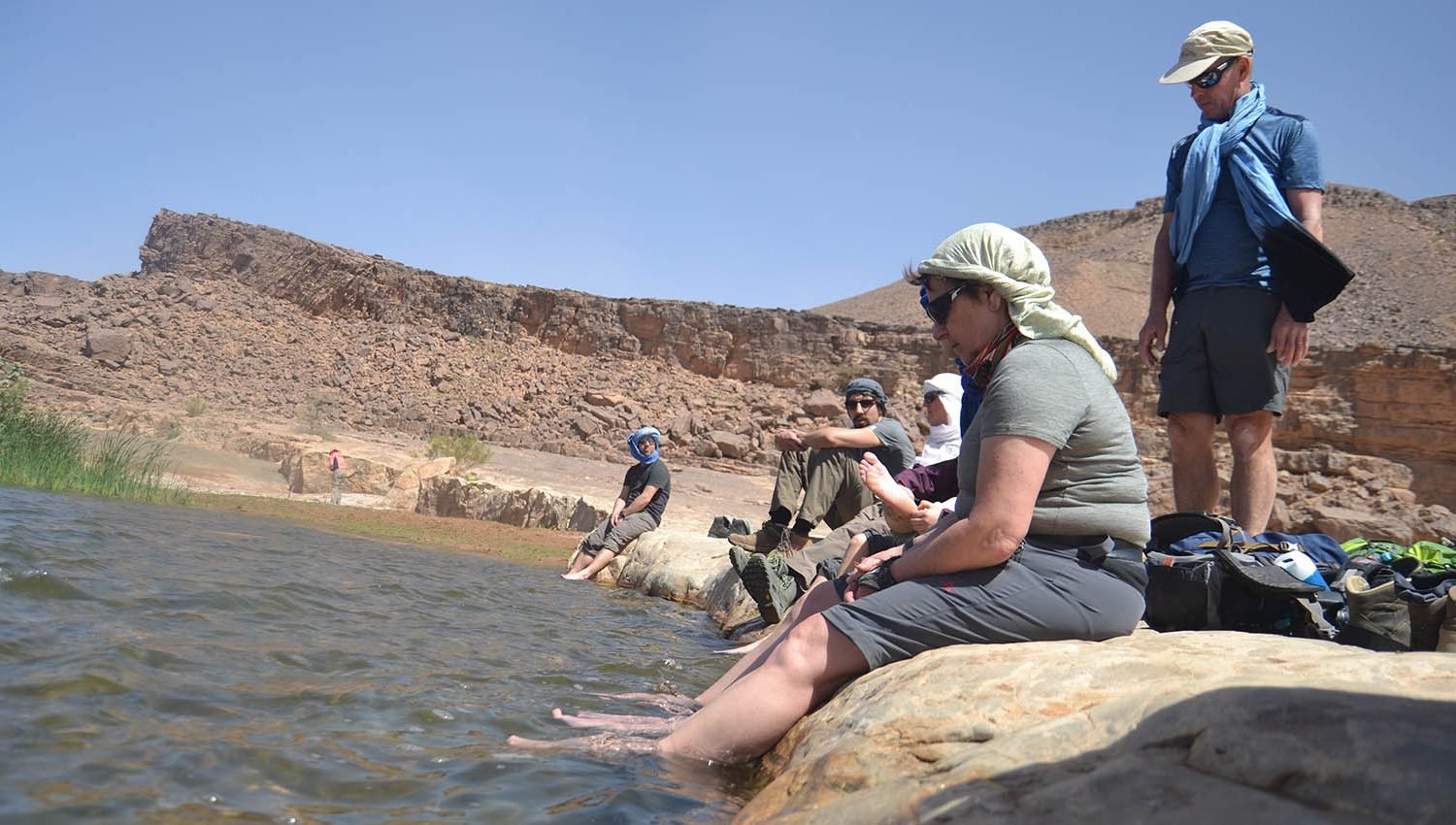 trekking por el desierto de chigaga