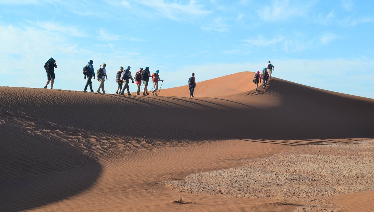 senderismo alrededor de zagora y el sahara
